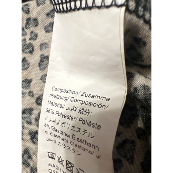 SHEIN Tie Front Cheetah Print Top Women’s 6 - Picture 3 of 3